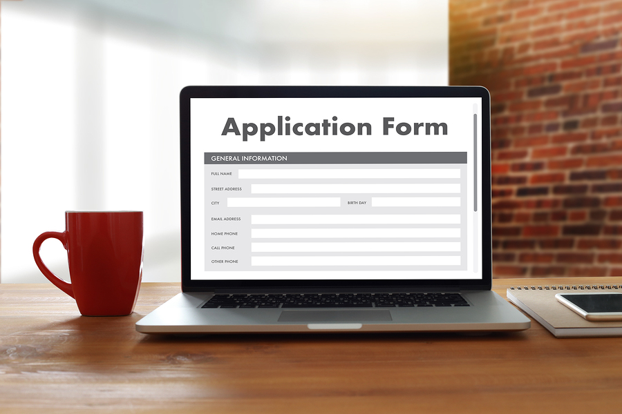 Application sheet.
